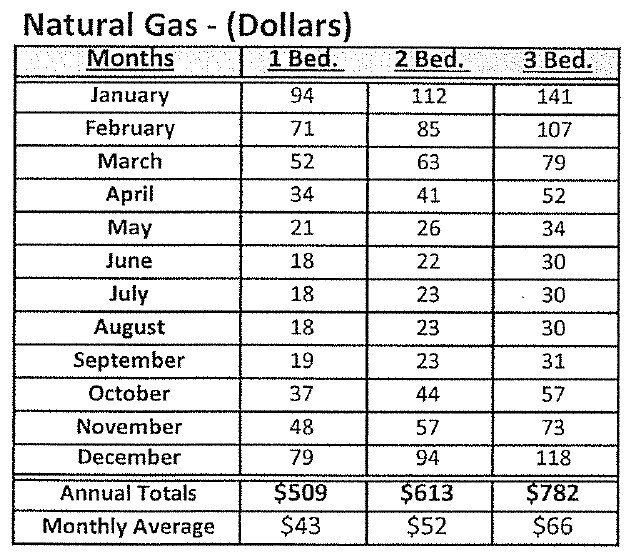 Natural Gas - TN 30-02 Utility Schedule
