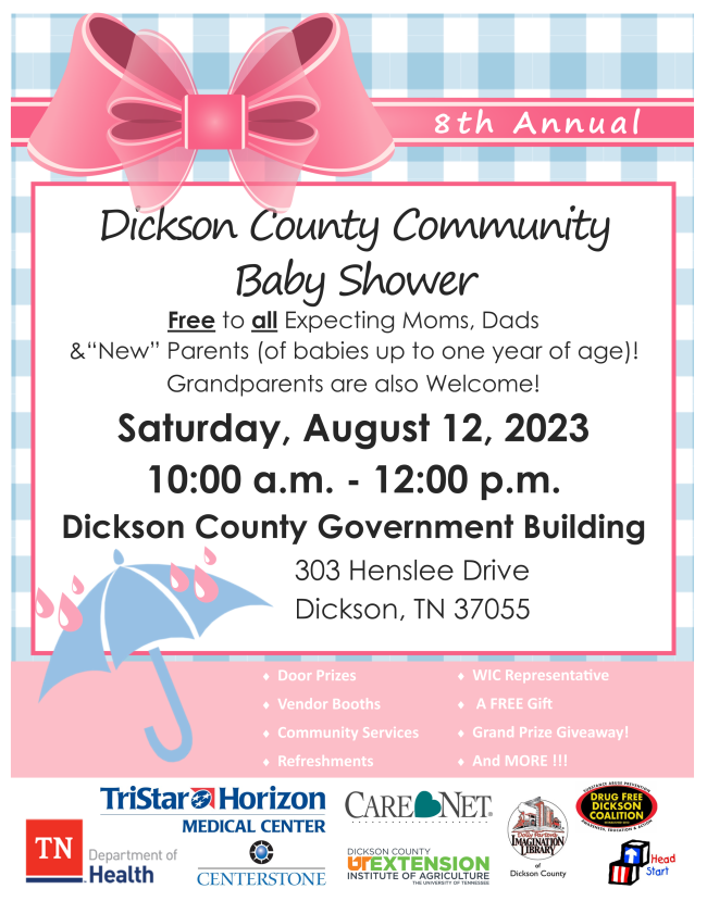 8th Annual Dickson County Community Baby Shower
